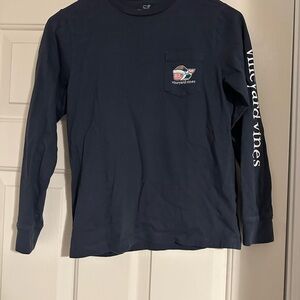 Vineyard Vines Blue Long Sleeve Tee